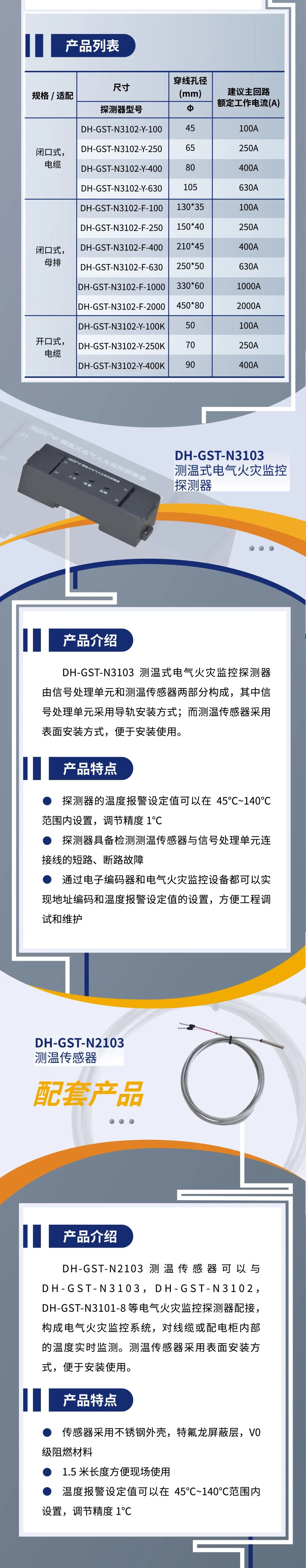 新疆新疆海灣消防新一代組合式電氣火災(zāi)監(jiān)控探測(cè)器產(chǎn)品上市